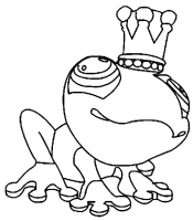 A coloring page of littlest pet shop
